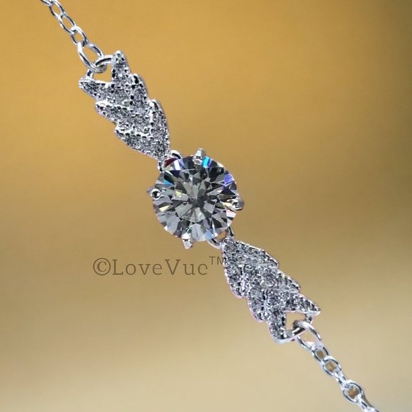 Jewelry - Certified 1ct. t.w. Diamond Brilliant Cut Wings Bracelet
